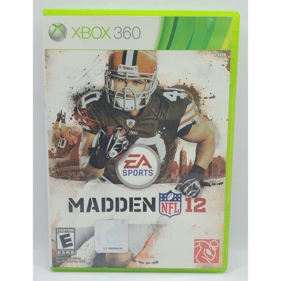 Madden NFL 12 Xbox 360 Video Game Good Used Condition Free Ship - Picture 1 of 5